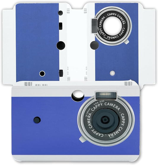 Interchangeable Replacement Case – Nostalgic Blue Retro Aesthetic Snap-On Cover by CAPPYCAMERA