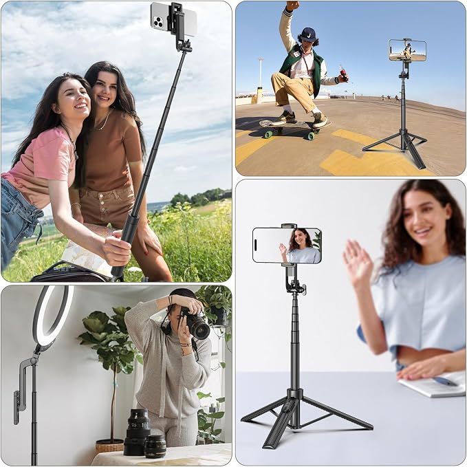 Selfie Stick Travel Tripod for Cell Phone - Image 7