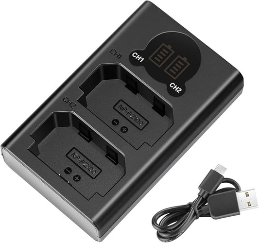 Neewer Dual USB Charger for Sony NP-FZ100 Battery, Compatible by Neewer