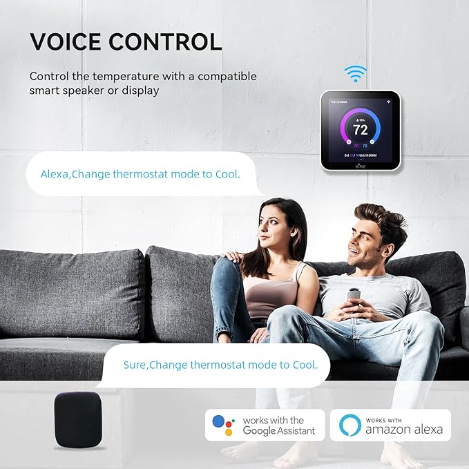 vine Smart Thermostat Larger Color Screen Thermostats - Image 5
