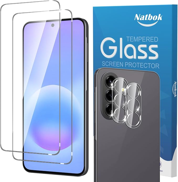 2+2 Pack for Samsung Galaxy A37/A57/A36/A56 5G Screen Protector by Natbok