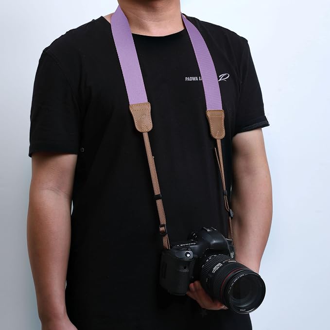 Padwa Lifestyle Light Purple Camera Strap - Image 7