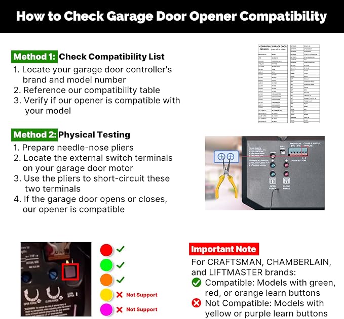 MOES WiFi Smart Garage Door Opener Controller, Smart Life/Tuya APP Remote - Image 6
