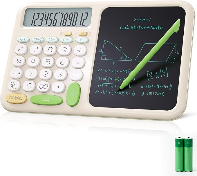 Desk Basic Calculator with Notepad by ROATEE