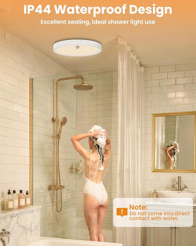 Wireless Motion Sensor Ceiling Light, 7 Inch - Image 5