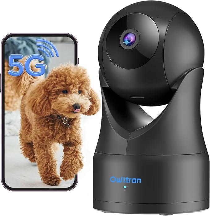 owltron Indoor Security Camera 5MP, 360 Cameras by OWLTRON