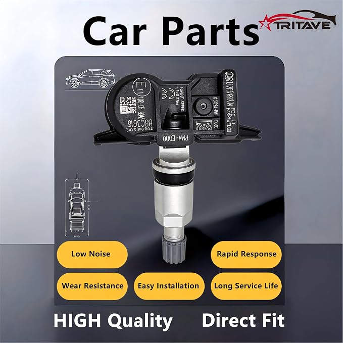 TPMS Sensor 4PCS 315MHz Tire Pressure Monitoring Sensor Compatible - Image 5