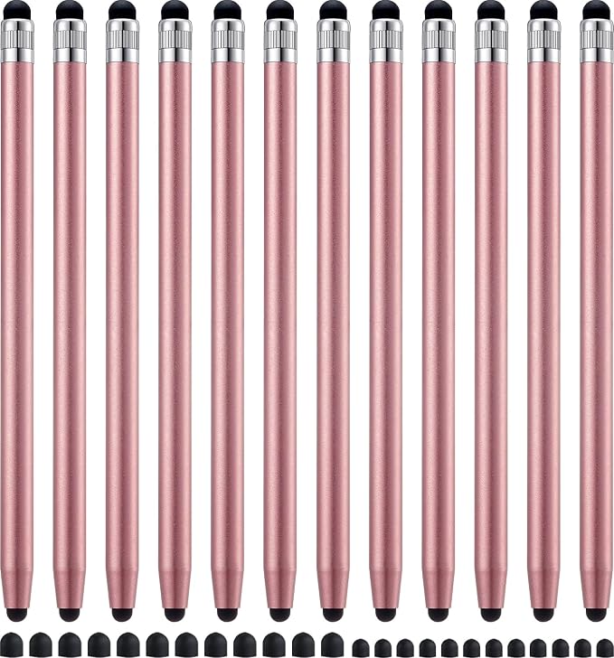 LINFANC 12Pcs Rose Gold Stylus Pen by LINFANC