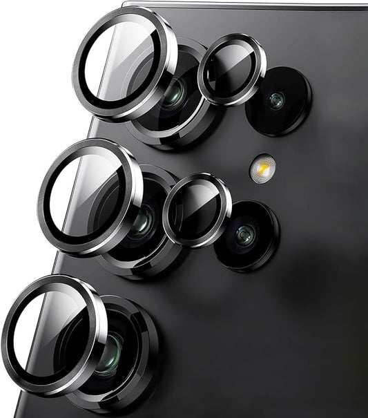 2 Pack Camera Lens Protector for Samsung Galaxy S24 Ultra, 9H Tempered Glass by AFENGBOX
