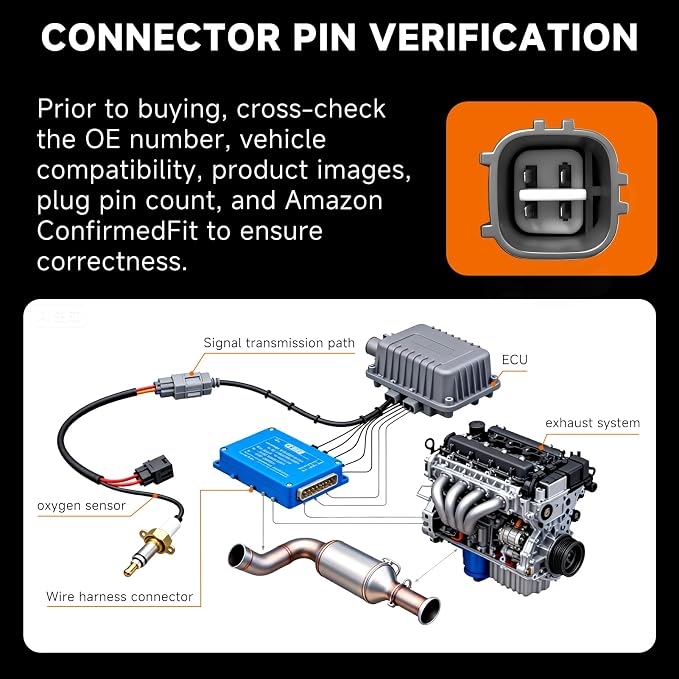 Downstream O2 Sensor Set | Direct Replacement - Image 4