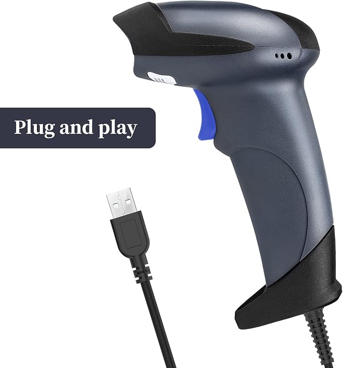 NETUM 2D Barcode Scanner with Stand USB 2.0 Wired QR Code Imager Automatic - Image 5