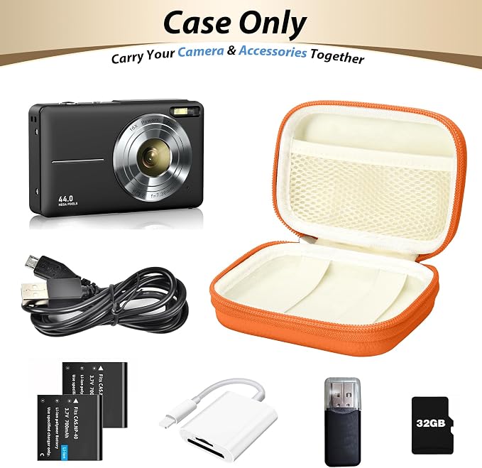 Digital Camera Case for CAMKORY, KODAK PIXPRO FZ45/FZ55, Canon IXUS 285 HS - Image 4