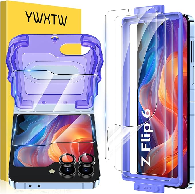 YWXTW EZ Alignment for Samsung Galaxy Z Flip 6/Z Flip 7 FE Screen Protector by YWXTW