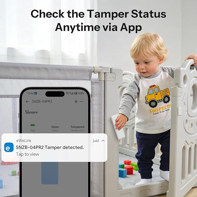 SONOFF SenseGuard DW Gen2 SNZB-04PR2 Zigbee Door Window Contact Sensor - Image 5