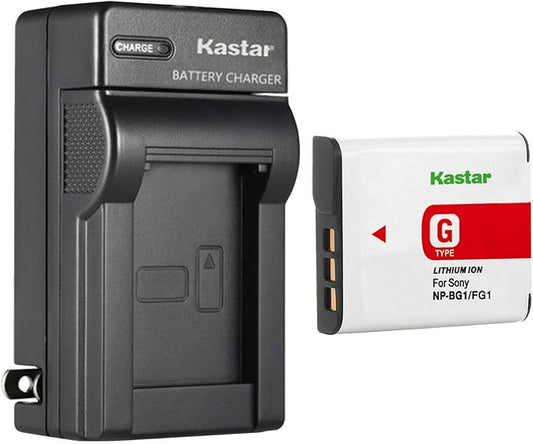 Kastar 1-Pack NP-BG1 Battery and AC Wall Charger Replacement by Kastar
