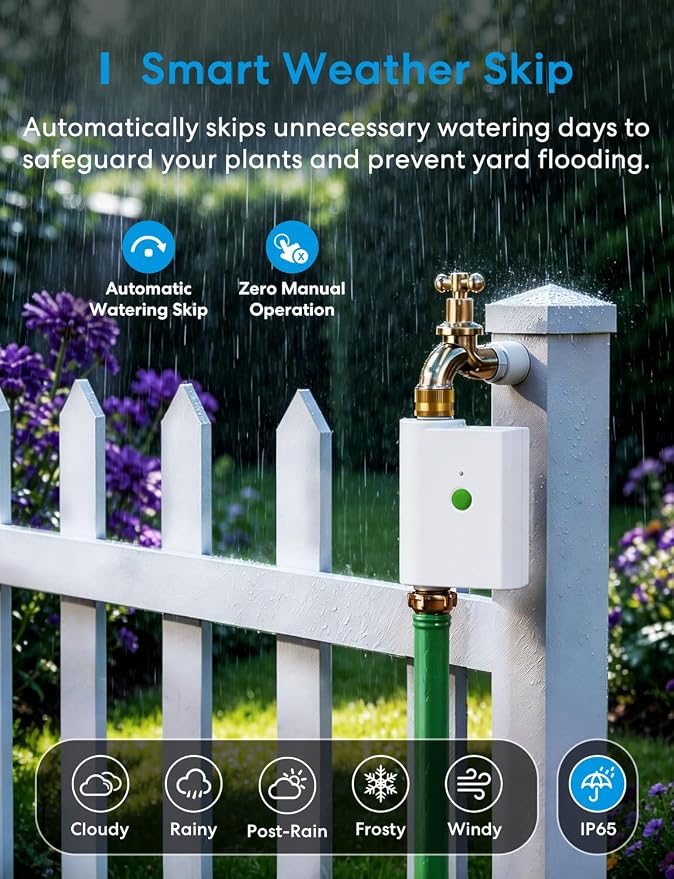 meross WiFi Water Timer for Garden Hose, Smart Hose Timer - Image 3