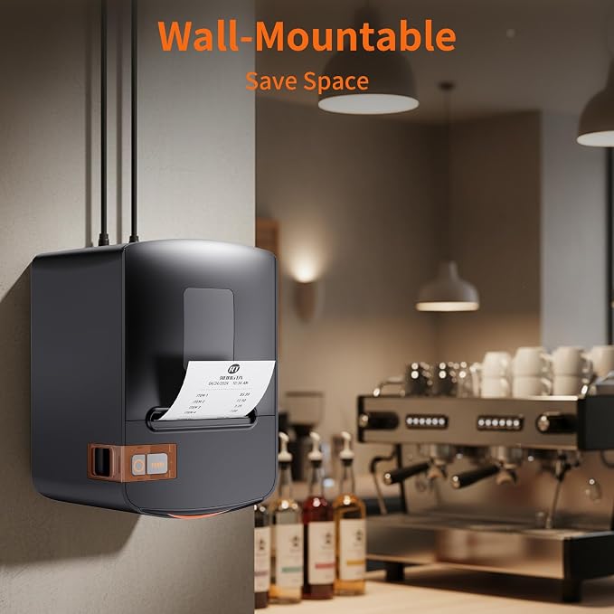 Rongta Thermal Receipt Printer, 80mm High-Speed POS Printer - Image 3