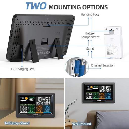 Weather Stations Wireless Indoor Outdoor - Image 5