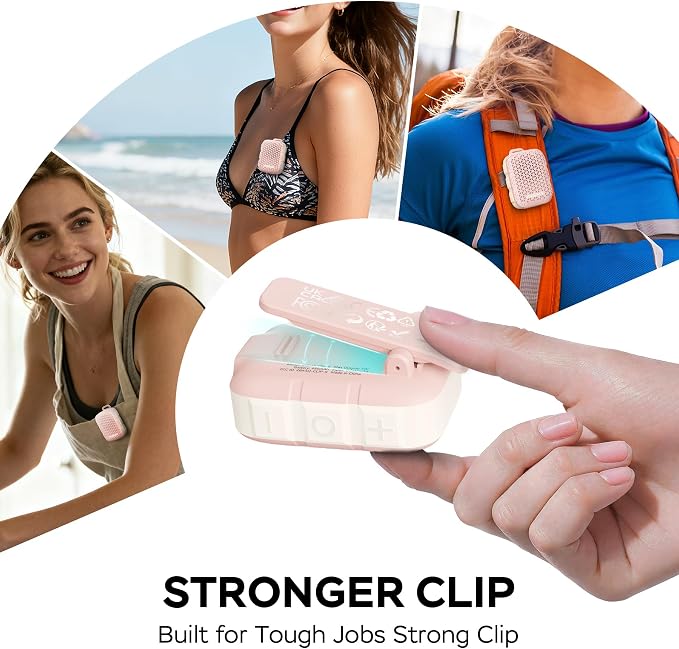 INSMY Wearable Bluetooth Speakers, IP67 Waterproof, Clip-On Portable Small - Image 4