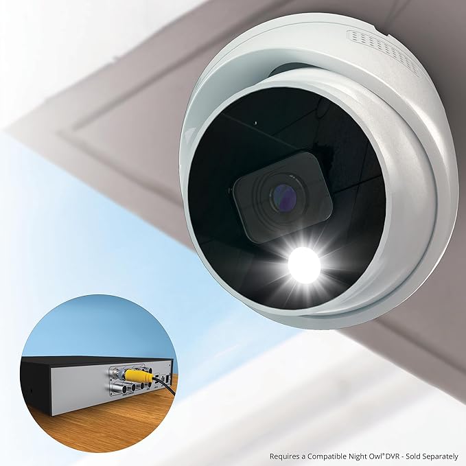 Night Owl Add On Wired 2K HD Indoor/Outdoor Deterrence Dome Cameras - Image 5