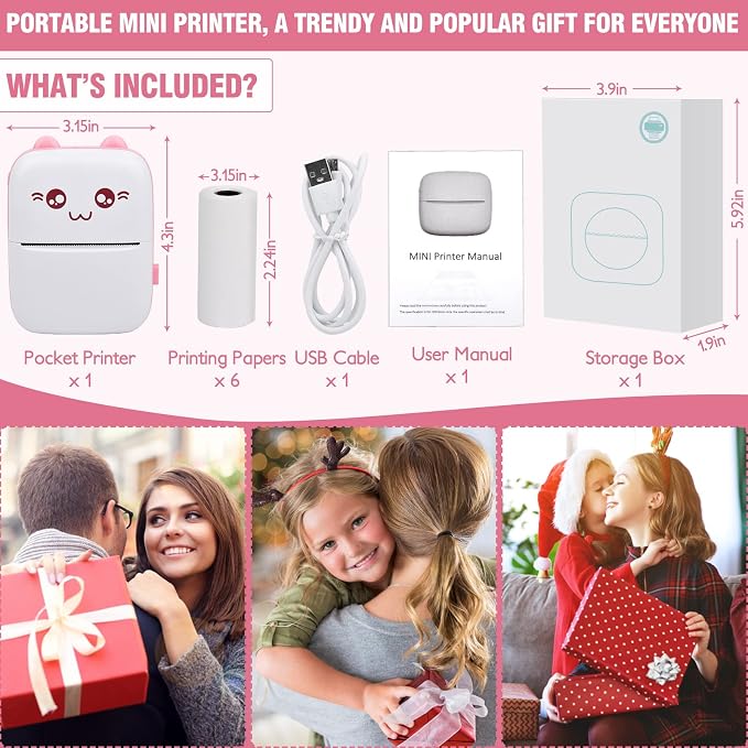 Eschen Pocket Mini Printer, Portable Printer - Image 4