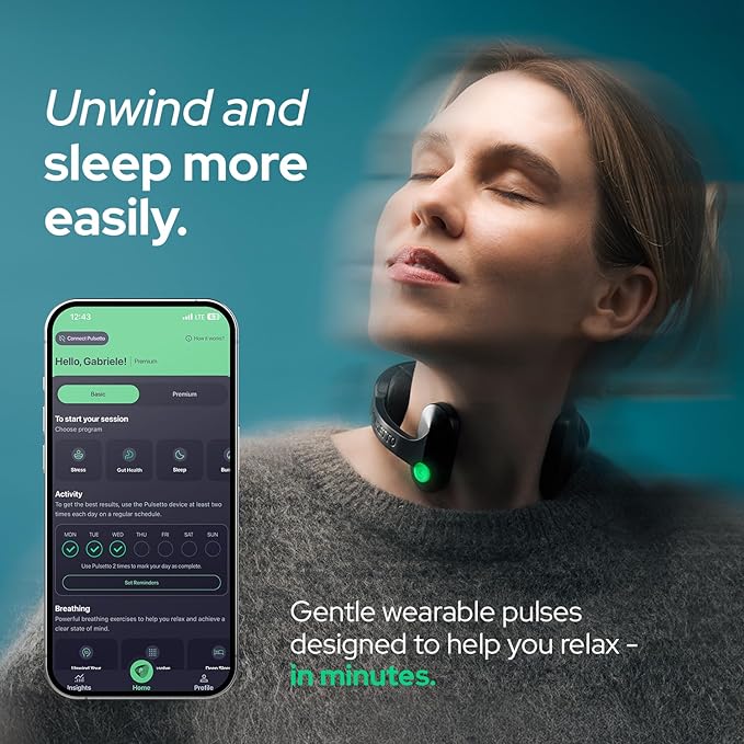 Pulsetto FIT Wellness Wearable – Relaxation, Sleep & Daily Wellness Support - Image 2