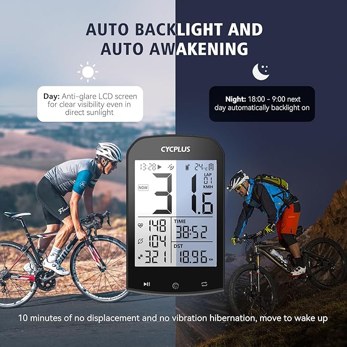 CYCPLUS GPS Wireless Bike Computer, Cycling Computer GPS - Image 5