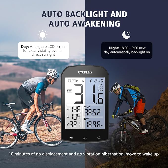 CYCPLUS GPS Wireless Bike Computer, Cycling Computer GPS - Image 5
