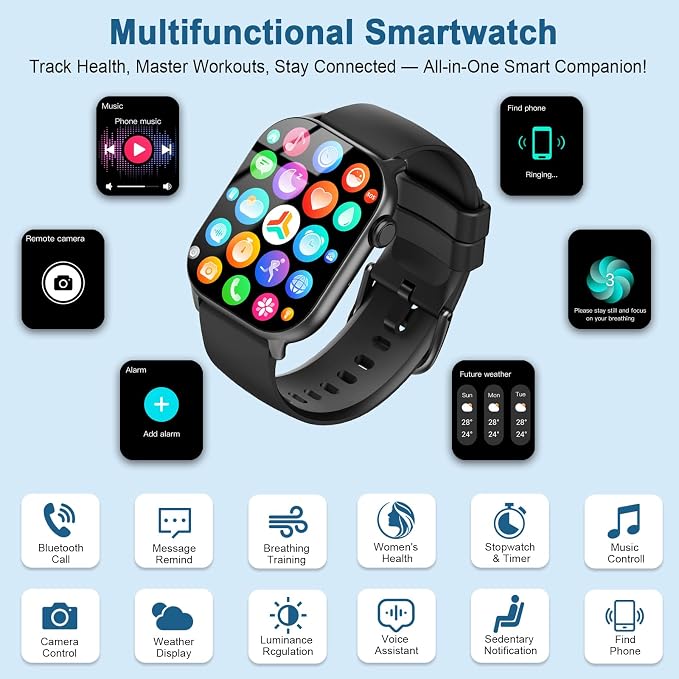 Smart Watch for Men Women, 1.95"HD 2025 New Smartwatches - Image 5
