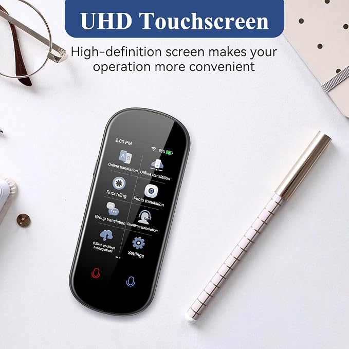 Language Translator Device, VORMOR Two-Way AI Voice Translator - Image 3