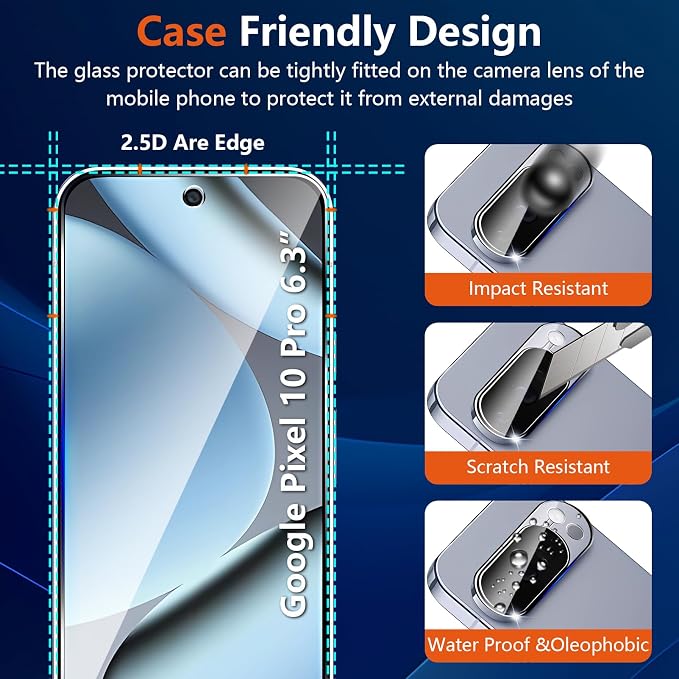 Glass Screen Protector for Google Pixel 10 Pro - Image 6