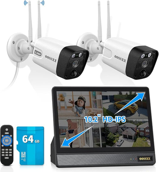 Wireless WiFi Outdoor Security Camera System by OOSSXX