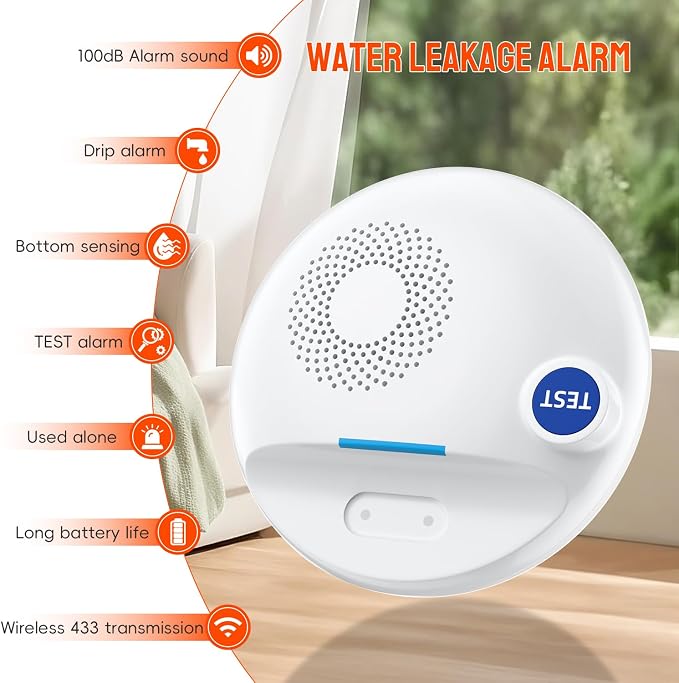 PILSAMAS Wireless Water Leak Detector - Image 2