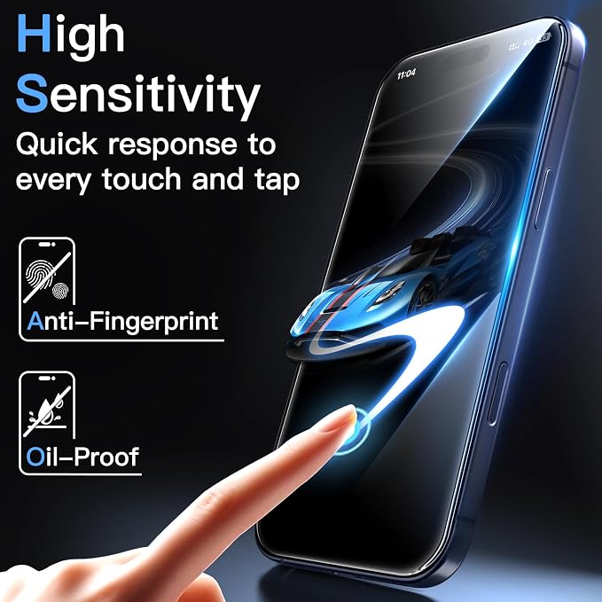 JETech Screen Protector for iPhone 17 Pro 6.3-Inch - Image 6