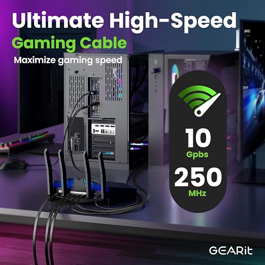 GEARit Cat 6 Outdoor Flat Ethernet Cable Direct Burial Rated LLDPE Jacket - Image 4