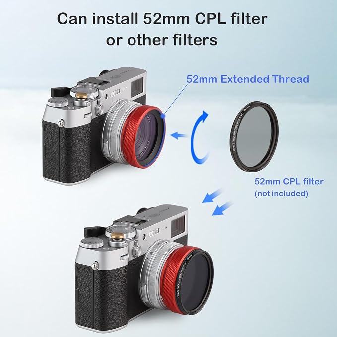 Haoge LUV-X54R Metal Lens Hood - Image 5