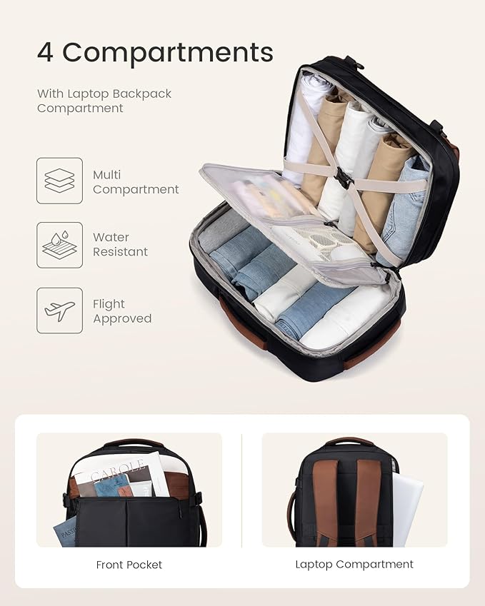 LOVEVOOK Camera Bag Backpack for Photographers, Professional DSLR, SLR & - Image 4
