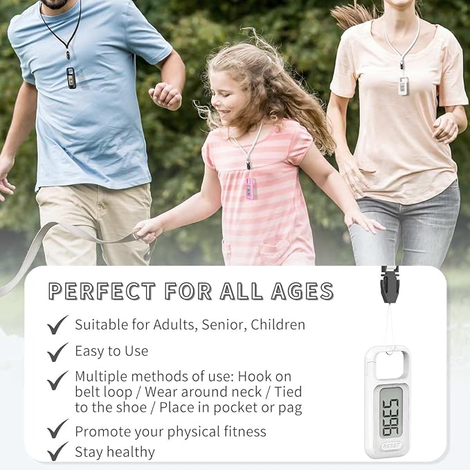 Simple 3D Step Counter, Walking Pedometer, Steps Tracker - Image 5