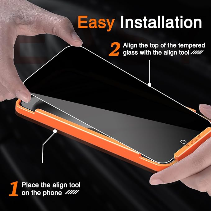 Milomdoi 3 Pack Privacy Screen Protector - Image 5
