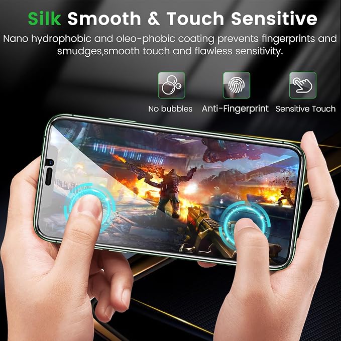 Romkasi 3 Pack Privacy Screen Protector - Image 8