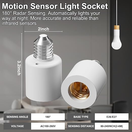 Motion Sensor Light Socket - Image 4