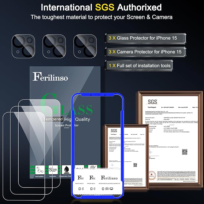Ferilinso 3 Pack Screen Protector - Image 3