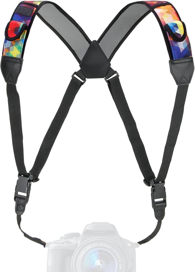 USA Gear DSLR Camera Strap Chest Harness by USAGEAR
