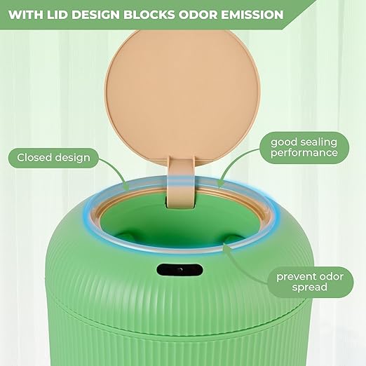 Pukomc Smart Sensor Wastebasket, Convenient and Hygienic Easy to Use, - Image 4