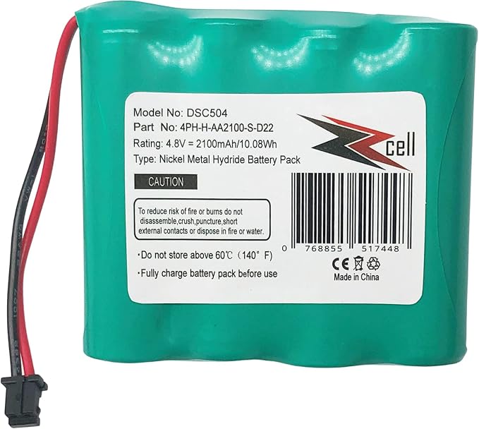 ZZcell® Battery Replacement for DSC WTK5504 Wireless keypad WS4920HE Wireless - Image 3