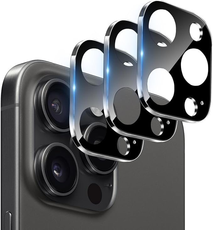 Dengduoduo 3 Pack Tempered Glass Camera Lens Protector by Dengduoduo