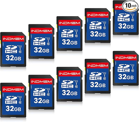 SD Card 32GB, High Speed Full HD Video Recording Secure Digital Cards by READYXIO