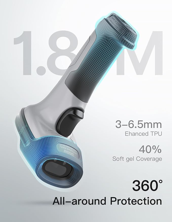 Inateck 2D Barcode Scanner, Wireless Bluetooth QR Code Scanner - Image 3