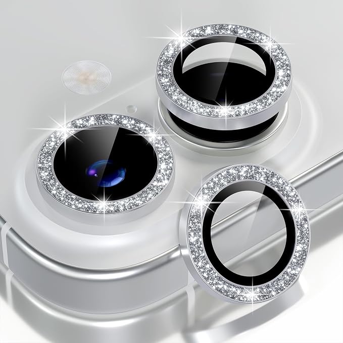 Choiche Compatible for iPhone 17 Camera Lens Protector Bling, 9H Tempered Glass by Choiche