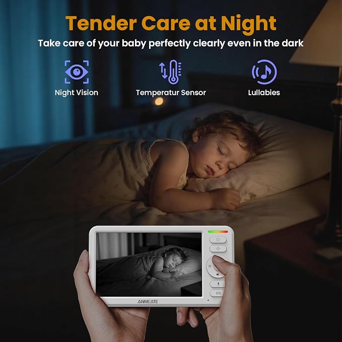 ANMEATE 6 Inch Baby Monitor - Image 4